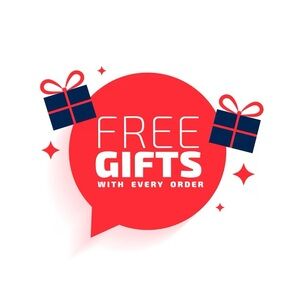 Limited time free gifts with every purchase!!